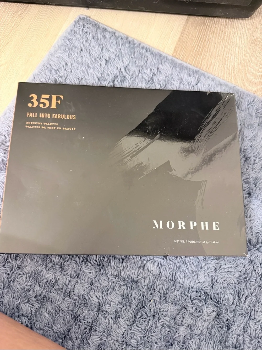 Morphe 35F Fall Into Fabulous Eyeshadow Palette - Black & Gold Accents
